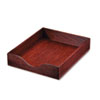Carver™ Hardwood Letter Stackable Desk Tray, Mahogany