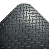 Crown Industrial Deck Plate Anti-Fatigue Mat, Vinyl, 24 x 36, Black