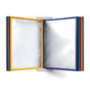 Durable® InstaView Expandable Desktop Reference System with Assorted Borders, 10 Panels
