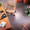 deflect-o® SuperMat Studded Beveled Mat for Medium Pile Carpet, 36w x 48h, Clear