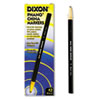 Dixon® China Marker, Black, Dozen