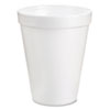 Dart® Drink Foam Cups, 10 oz., White, 40 Bags of 25/Carton