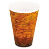 Dart® Foam Hot/Cold Cups, 12 oz., Brown/Black, 1000/Carton