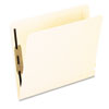 Pendaflex® Laminate Folder, Two Fasteners, Straight End Tab, 11 Pt. Manila, Letter, 50/Box