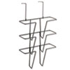 Fellowes® Wire Partition Additions Three-Pocket Organizer, 12 5/8 x 23 1/4, Black