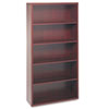 HON® Valido 11500 Series Bookcase, 5 Shelves, 36w x 13-1/8d x 71h, Mahogany