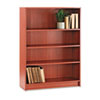 HON® 1870 Series Bookcase, 4 Shelves, 36w x 11-1/2d x 48-3/4h, Henna Cherry