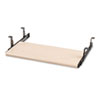 HON® Slide-Away Keyboard Platform, Laminate, 21-1/2w x 10d x 1-1/8h, Natural Maple