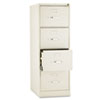HON® 510 Series Four-Drawer Full-Suspension File, Legal, 52h x25d, Putty