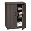 Iceberg OfficeWorks Resin Storage Cabinet, 36w x 22d x 46h, Black