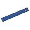 Innovera® Natural Rubber Keyboard Wrist Rest, Blue