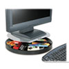 Kensington® Spin2 Monitor Stand, 14 x 14 x 3 1/4, Black