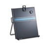 Kensington® Letter-Size Freestanding Desktop Copyholder, Stainless Steel, Black