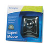 Kensington® Trackball Expert Mouse, ScrollRing, Black/Silver