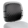 Kensington® Halfback Back Support Chair Pad, 13w x 1-1/2d x 13-3/4h, Black