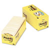 Post-it® Notes Cabinet Pack, 3 x 3, Canary Yellow, 18 90-Sheet Pads/Pack