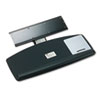 3M Knob Adjust Keyboard Tray, Standard Platform, Black
