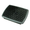 3M Adjustable Height/Tilt Footrest, Nonskid Platform, Charcoal Gray