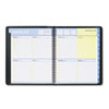 AT-A-GLANCE® QuickNotes Recycled Weekly/Monthly Appointment Book, Black, 8