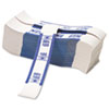 PM Company® Color-Coded Kraft Currency Straps, Dollar Bill, $100, Self-Adhesive, 1000/Pack