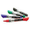EnduraGlide Dry Erase Markers, Chisel Tip, Assorted Colors, 4/Set