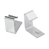 Quartet® Flexible Metal Cubicle Hangers for 1 1/2 to 2 1/2in Panels, 2/Set