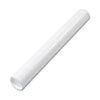 Quality Park™ Fiberboard Mailing Tube, Recessed End Plugs, 24 x 3, White, 25/Carton