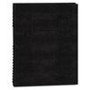 Blueline® Exec Wirebound Notebook, College/Margin Rule, 8-1/2 x 11, BLK, 200 Sheets