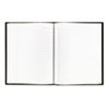 Blueline® Business Notebook w/Black Cover, College Rule, 9-1/4 x 7-1/4, 96 Sheets/Pad