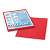 Pacon® Tru-Ray Construction Paper, 76 lbs., 9 x 12, Festive Red, 50 Sheets/Pack