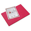 Pacon® Riverside Construction Paper, 76 lbs., 12 x 18, Red, 50 Sheets/Pack