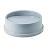 Rubbermaid® Commercial Swing Top Lid for Round Waste Container, Plastic, Gray