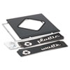 Safco® Public Square Recycling Containers Lids, 15 1/4 x 15 1/4 x 2, Black
