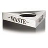 Safco® Trifecta Waste Receptacle Lid, Laser Cut 