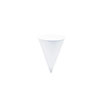 SOLO® Cup Company Cone Water Cups, Cold, Paper, 4 oz., White, 25 Bags of 200/Carton