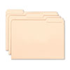 Smead® Interior File Folders, 1/3 Cut Top Tab, Letter, Manila, 100/Box