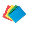 Smead® Waterproof Poly File Folders, 1/3 Cut Top Tab, Letter, Assorted, 24/Box