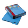 Smead® File Folders, 1/3 Cut Top Tab, Letter, Blue, 100/Box