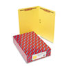 Smead® Two-Inch Capacity Fastener Folders, Straight Tab, Legal, Yellow, 50/Box