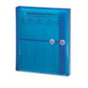Smead® Poly String & Button Booklet Envelope, 9 3/4 x 11 5/8 x 1 1/4, Blue, 5/Pack