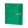 Smead® Poly String & Button Booklet Envelope, 9 3/4 x 11 5/8 x 1 1/4, Green, 5/Pack
