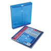 Smead® Poly String & Button Envelope, 9 3/4 x 11 5/8 x 1 1/4, Blue, 5/Pack