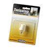 Softalk® Twisstop Rotating Phone Cord Detangler, Ivory