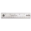 Westcott® Stainless Steel Office Ruler With Non Slip Cork Base, 12