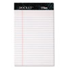 TOPS® Docket Ruled Perforated Pads, Legal Rule, 5 x 8, White, 12 50-Sheet Pads/Pack