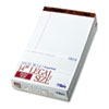 TOPS® The Legal Pad Legal Rule Perforated Pads, 8-1/2 x 14, White, 50 Sht Pads, 12/Pk