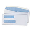Universal® Double Window Business Envelope, #8 5/8, White, 500/Box