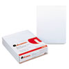 Universal® Glue Top Writing Pads, Narrow Rule, Letter, White, 50-Sheet Pads/Pack, Dozen