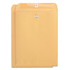 Universal® Kraft Clasp Envelope, Side Seam, 32lb, 9 x 12, Light Brown, 100/Box