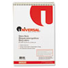 Universal® Steno Book, Gregg Rule, 6 x 9, Green, 80 Sheets/Pad